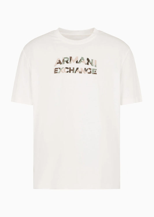CAMISETA ARMANI EXCHANGE REGULAR PLUS COM LOGO